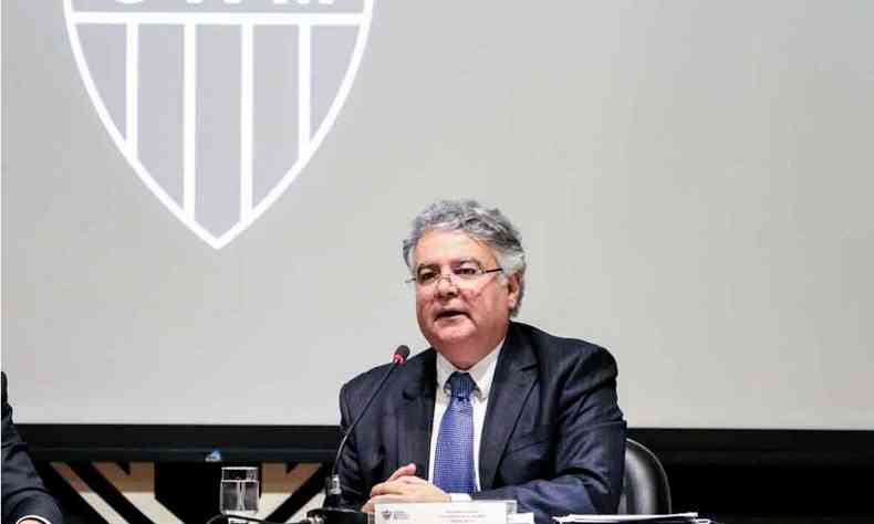 Advogado Rodolfo Gropen  o atual presidente do Conselho Deliberativo do Galo(foto: Pedro Souza/Divulgao)