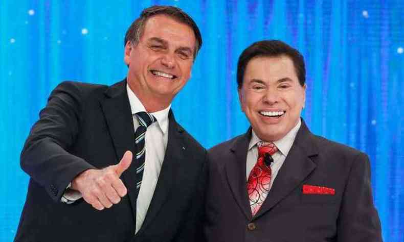 Bolsonaro participou do Programa Silvio Santos, em maio passado (foto: Alan Santos/PR)