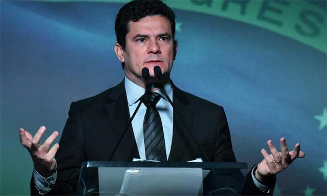 Juiz Sérgio Moro(foto: AFP / NELSON ALMEIDA ) Juiz Sérgio Moro(foto: AFP / NELSON ALMEIDA )