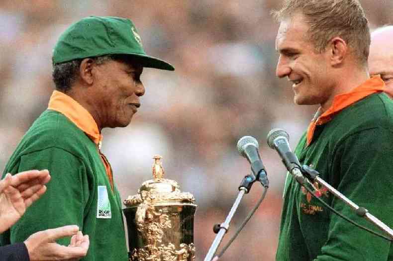 Nelson Mandela e Franois Pienaar