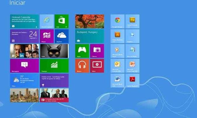 (foto: Windows 8/Reprodução de tela ) (foto: Windows 8/Reprodução de tela )