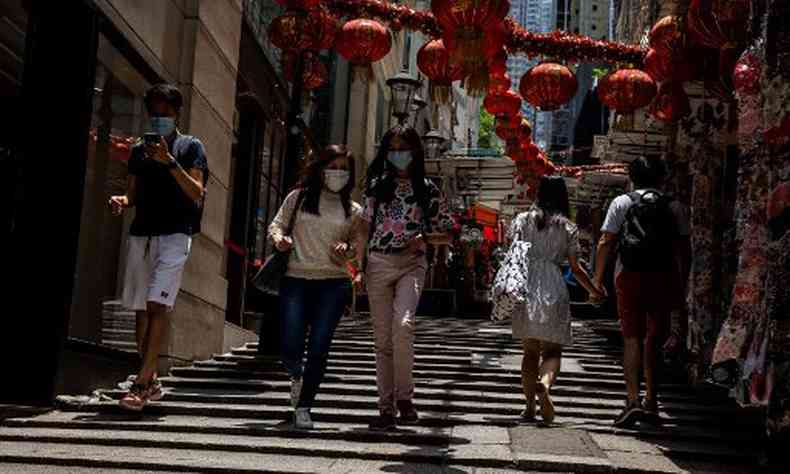 Ao popular quer que China pague cerca de 17 milhes de euros para Portugal por conta da pandemia (foto: ISAAC LAWRENCE / AFP)