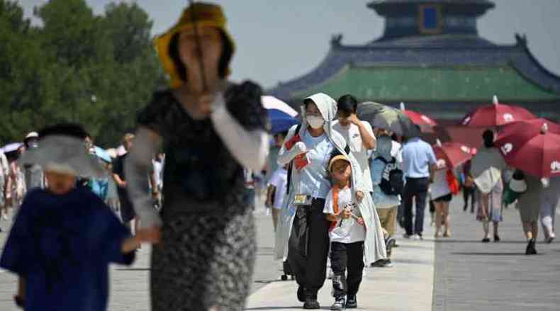 Onda de calor atinge a China 
