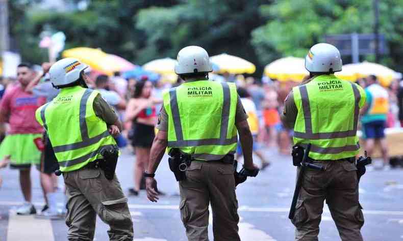 PM registra queda de crimes violentos no carnaval de Minas(foto: Marcos Vieira/E.M/D.A Press)
