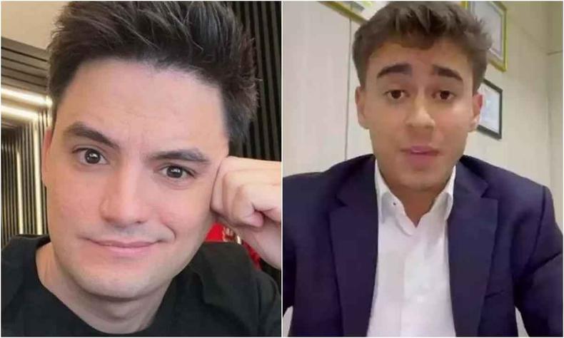 Montagem com Felipe Neto e Nikolas