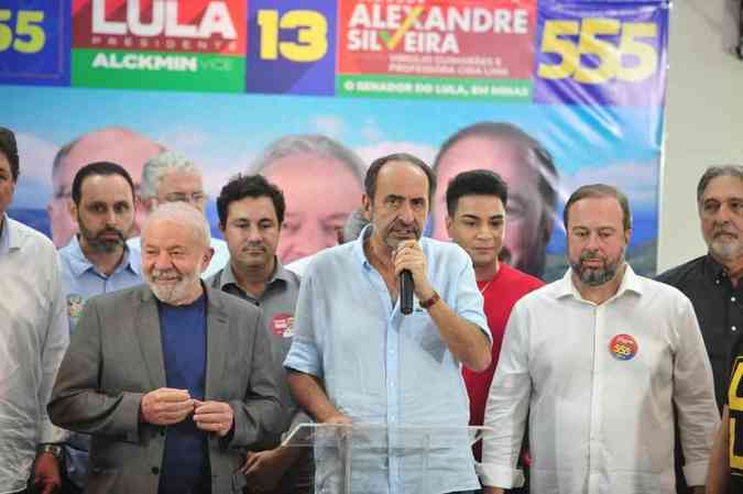Em Ipatinga, no Vale do Ao, Lula elogiou a gesto de Kalil  frente da Prefeitura de Belo HorizonteAlexandre Guzanshe/EM/D.A press