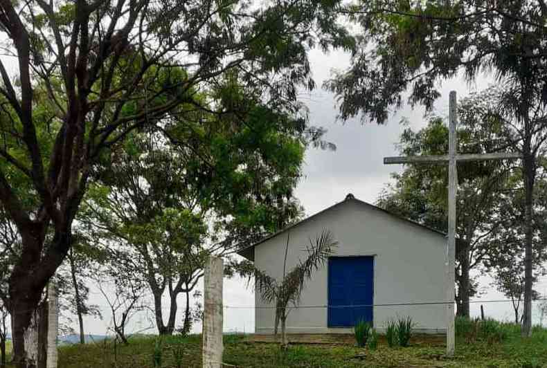Igreja localizada dentro do Quilombo Pimentel 