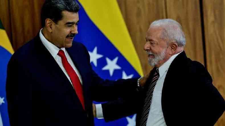 Maduro e Lula em Braslia