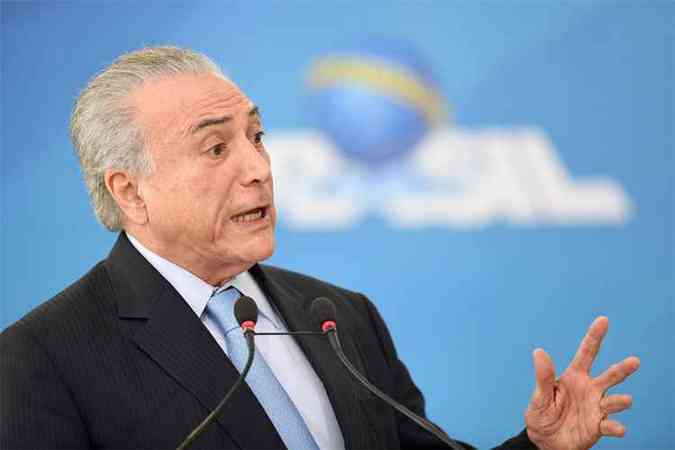 A defesa de Michel Temer argumenta que o atual presidente no pode ser punido por supostas ilegalidades cometidas pela campanha de Dilma(foto: Evaristo S)