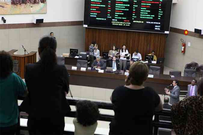 Plenrio da Cmara Municipal de Belo Horizonte: as 41 cadeiras de vereadores esto distribudas entre 21 legendas(foto: Divulgao/CMBH - Cmara BH)