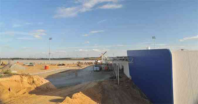 Em vez de ser exclusivo da Azul, terminal provisrio, que acaba de ficar pronto vai concentrar embarques internacionais por dois anos (foto: Leandro Couri/EM/D.A Press)