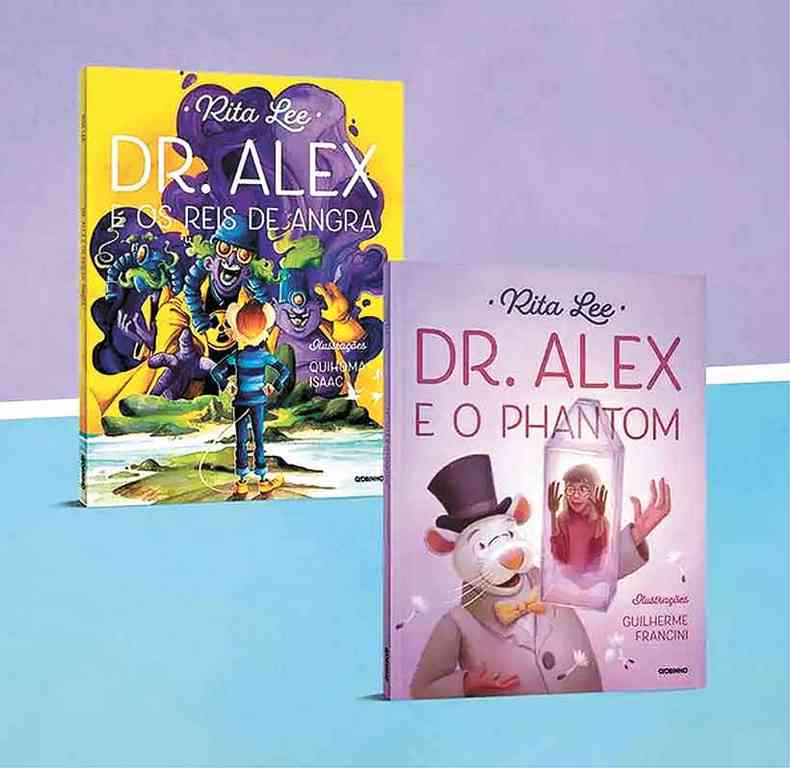 Dr. Alex e os reis de Angra, de 1988, ganhou nova verso, e Dr. Alex e o Phantom  novo ttulo para Dr. Alex e o Orculo de Quartz, publicado em 1992