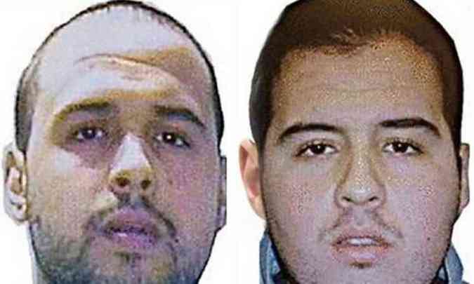 Khalid e Ibrahim El Bakraoui so procurados por ligao com os ataques de 13 de novembro em Paris(foto: Interpol/AFP)