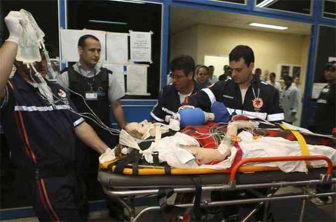 Incndio deixou 124 pessoas feridas(foto: REUTERS/Edison Vara)