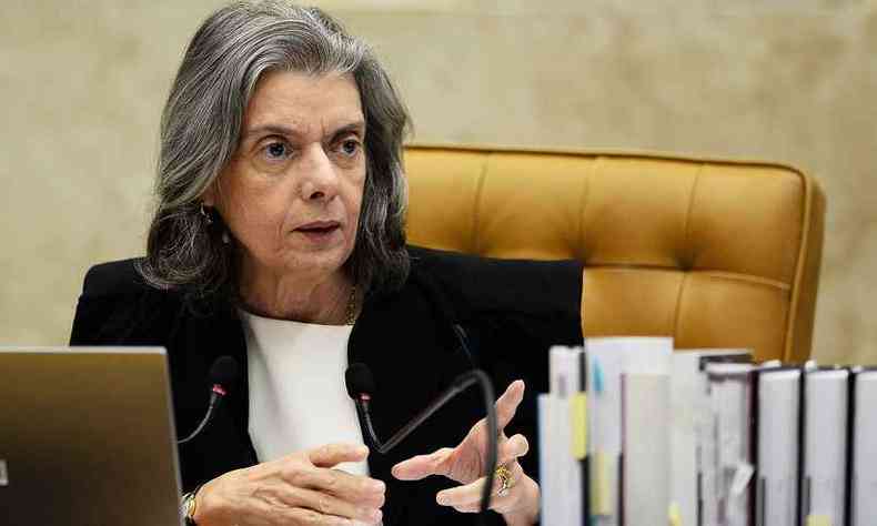 Relatora do caso, a ministra Crmen Lcia votou por rejeitar a ao(foto: ANDRESSA ANHOLETE/AFP)
