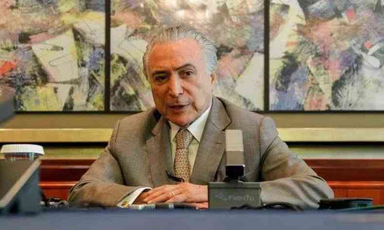 Temer citou ainda o desemprego que, segundo ele, s ser revertido com a retomada da confiana(foto: Beto Barata/PR)