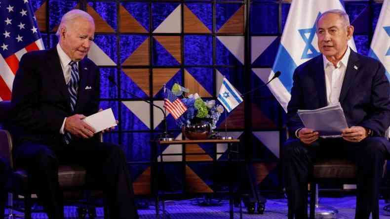 Putin e Netanyahu em encontro em Israel
