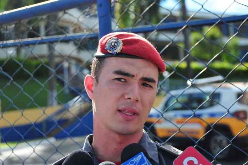 O tenente Pedro Aihara  porta-voz dos bombeiros de Minas Gerais(foto: Gladyston Rodrigues/EM/D.A Press)