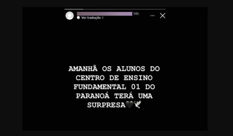 Ameaa realizada nas redes sociais