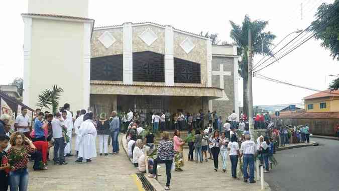 A cerimnia marcou o incio das celebraes da semana santa em Belo HorizonteEdsio Ferreira/EM/DA Press