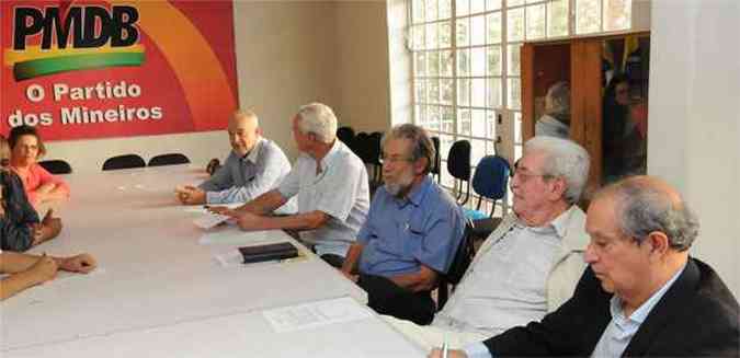 Na foto, Helio Melo, Itamar de Oliveira, Zaire Rezende, Ronan Tito e Paulo Cezar Tavares (foto: Gladyston Rodrigues/EM/D.A Press)