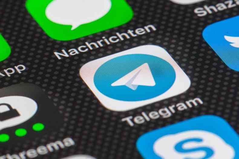 App do Telegram no celular