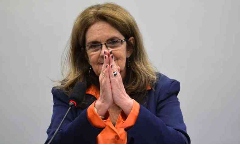 Graa Foster, ex-presidente da Petrobras,  um dos alvos da PF(foto: Wilson Dias/Agencia Brasil)