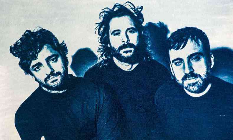 Lucas Silveira, Gustavo Mantovani e Thiago Guerra, trio que forma a banda Fresno
