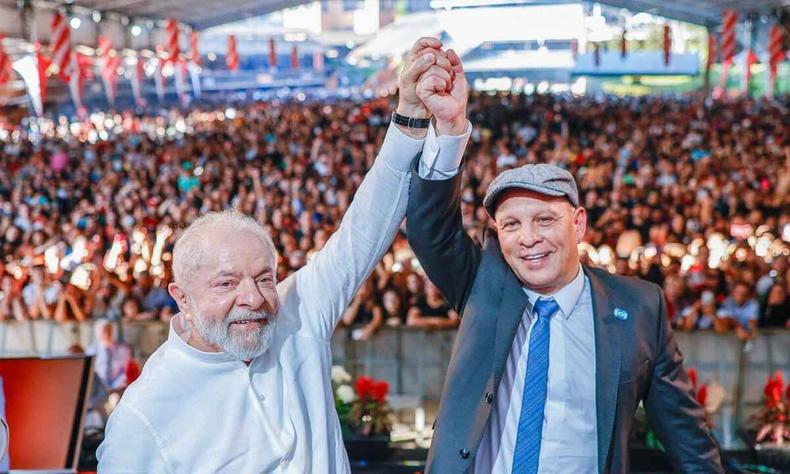 Lula e Moiss Selerges em So Bernardo do Campo