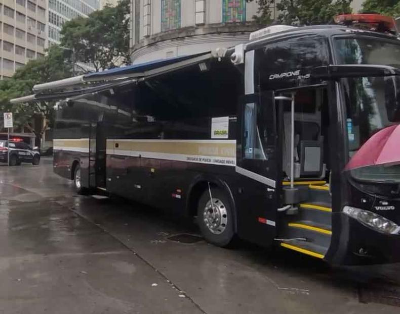 Delegacia mvel instalada no Centro de BH