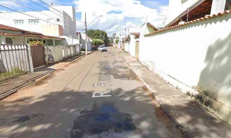 Ocorrncia foi registrada na Rua Francisco Campelo. localizada no Bairro Boa Vista