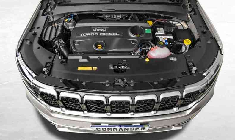 Motor turbodiesel foi recalibrado e ganhou mais torque: 38,7kgfm(foto: Jeep/Divulgao)