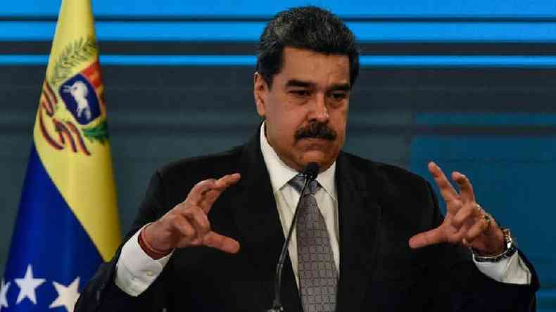 Nicols Maduro acusa os Estados Unidos de terem se apropriado ilegalmente de ativos venezuelanos.(foto: Getty Images)