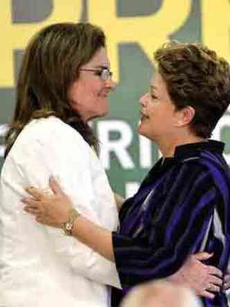 Graa chegou ao poder pelas mos da amiga Dilma(foto: Ueslei Marcelino/Reuters)