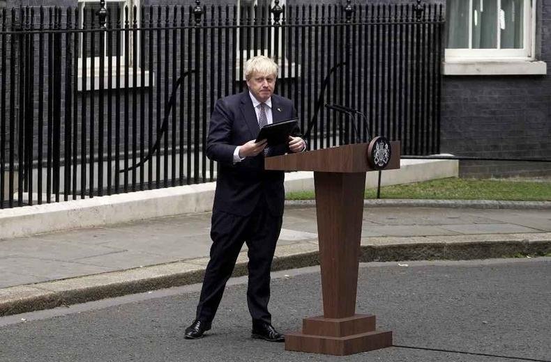 Boris Johnson discursa