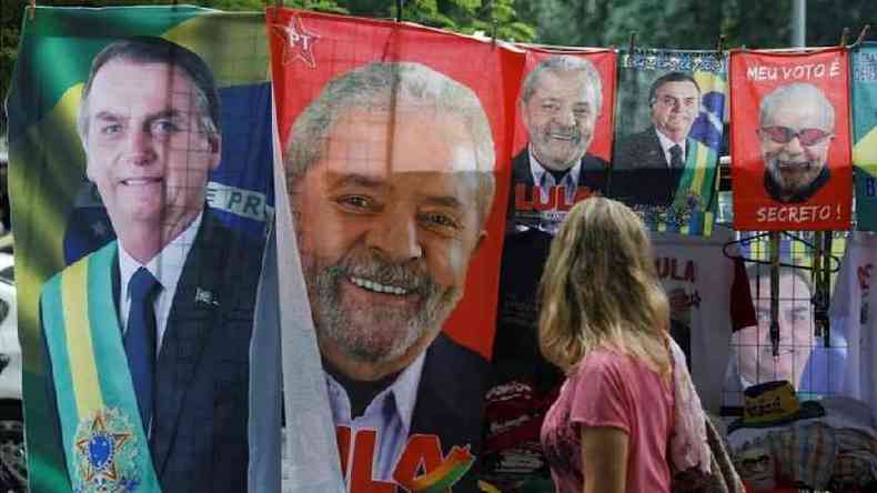 Venda de toalhas de Bolsonaro e Lula