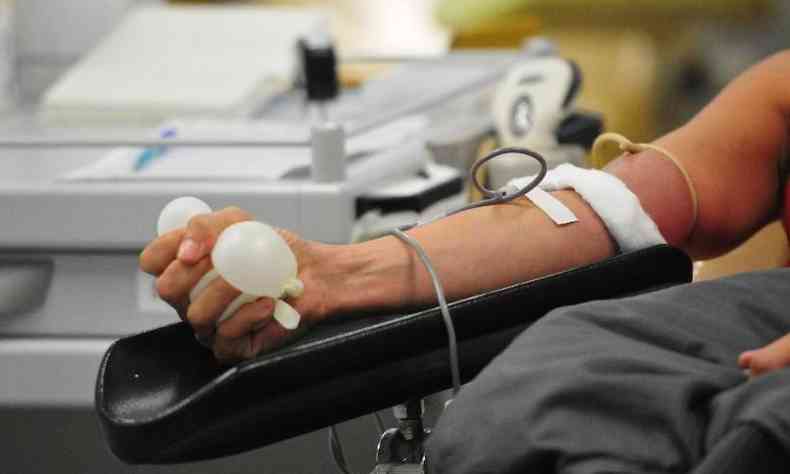 Para doar sangue na Hemominas  necessrio fazer o agendamento pelo site da fundao ou pelo aplicativo MGapp - Cidado(foto: Gladyston Rodrigues/EM/D.A Press)