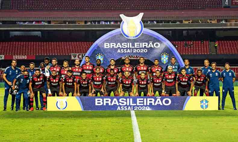 Mesmo conquistando ttulos, como o Campeonato Brasileiro de 2020, dvida do rubro-negro vira preocupao  parte(foto: Alexandre Vidal/Flamengo %u2013 26/2/21)