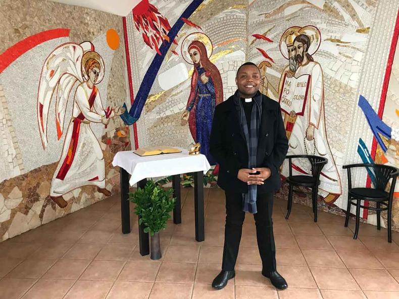 Padre Mateus no Centro Aletti da Repblica Tcheca