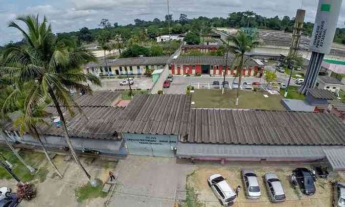 O Complexo Penitencirio Ansio Jobim localizado a 8 quilmetros da rota BR-174, em Manaus, na Amaznia(foto: HO/AFP)
