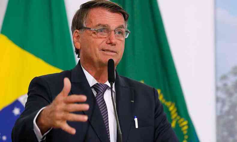 Bolsonaro fala no Planalto
