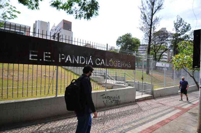 Escola Estadual Pandi Calgeras, no Bairro de Lourdes, Regio Centro-Sul de Belo Horizonte(foto: Leandro Couri/EM/D.A Press)
