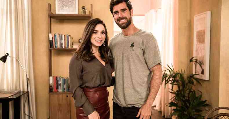 Sabrina Petraglia (Micaela) repetiu a parceria de sucesso com Marcos Pitombo (Bruno) em Salve-se quem puder, na Globo (foto: Joo Miguel Jnior/GLOBO)