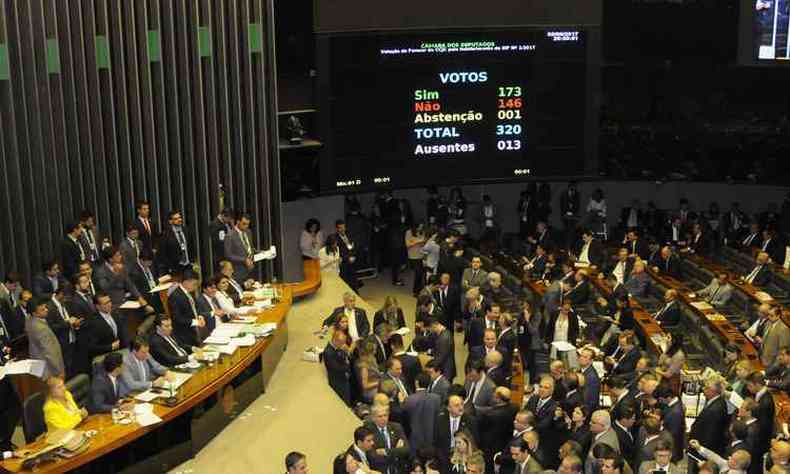 As emendas foram liberadas s vsperas da votao da denncia(foto: Ed Alves/CB/D.A Press)