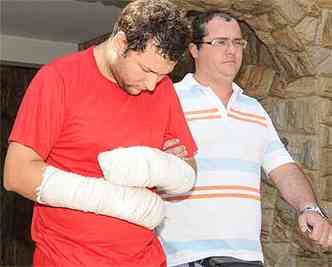Aps o homicdio, Welington tentou se matar, mas foi socorrido e preso(foto: Paulo Filgueiras/EM/DA Press)