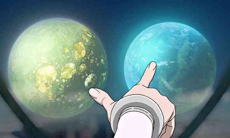 Iscandar, protagonista de ''Freaky Prince'', foi batizado com o nome do planeta do anime japons ''Patrulha Estelar''(foto: SPACE BATTLESHIP YAMATO/REPRODUO)