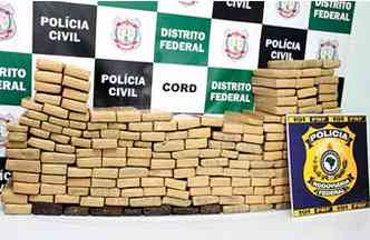Ao da Polcia Civil e da PRF neste ms recolheu 200kg de maconha(foto: Ana Rayssa/Esp. CB/D.A Press - 16/6/14 )