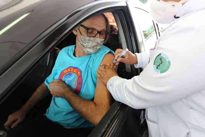 Maior nmero de vacinados com a primeira dose est em So Paulo, com 7,58 milhes(foto: GovSP)