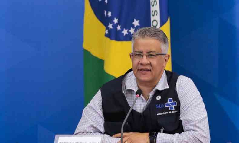Wanderson de Oliveira é ex-secretário Nacional de Vigilância em Saúde do Ministério da Saúde e atualmente trabalha no STF(foto: Marcello Casal Jr./Agência Brasil)