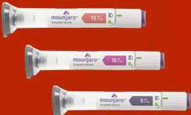 canetas do medicamento  mounjaro, nome comercial da tirzepatida